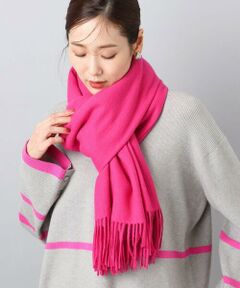 MK MICHEL KLEIN / エムケーミッシェルクラン マフラー・ショール・スヌード・ストール | 大判無地ストール/洗える