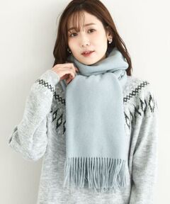 MK MICHEL KLEIN / エムケーミッシェルクラン マフラー・ショール・スヌード・ストール | 大判無地ストール/洗える