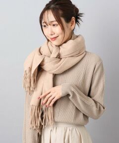 MK MICHEL KLEIN / エムケーミッシェルクラン マフラー・ショール・スヌード・ストール | 大判無地ストール/洗える