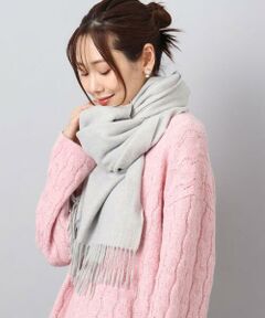 MK MICHEL KLEIN / エムケーミッシェルクラン マフラー・ショール・スヌード・ストール | 大判無地ストール/洗える