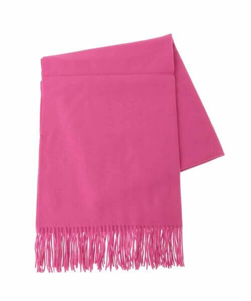 MK MICHEL KLEIN / エムケーミッシェルクラン マフラー・ショール・スヌード・ストール | 大判無地ストール/洗える | 詳細1