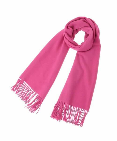 MK MICHEL KLEIN / エムケーミッシェルクラン マフラー・ショール・スヌード・ストール | 大判無地ストール/洗える | 詳細6