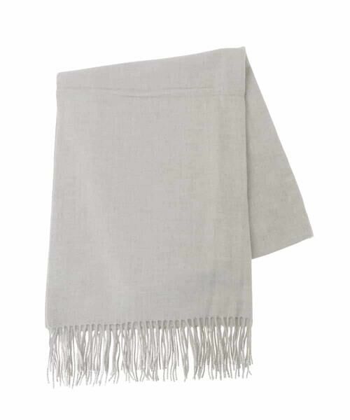 MK MICHEL KLEIN / エムケーミッシェルクラン マフラー・ショール・スヌード・ストール | 大判無地ストール/洗える | 詳細9