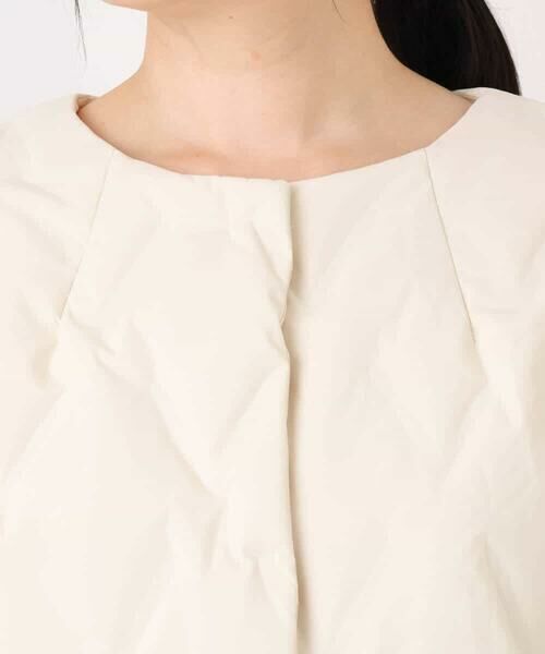 MK MICHEL KLEIN / エムケーミッシェルクラン ダウンジャケット・ベスト | ノーカラーミドル丈ダウンコート | 詳細12