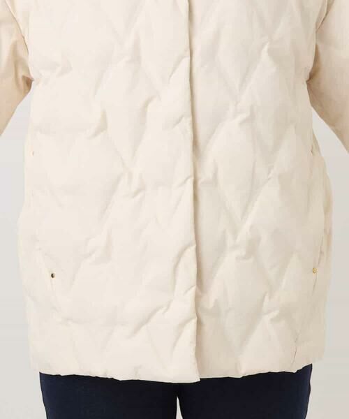 MK MICHEL KLEIN / エムケーミッシェルクラン ダウンジャケット・ベスト | ノーカラーミドル丈ダウンコート | 詳細15