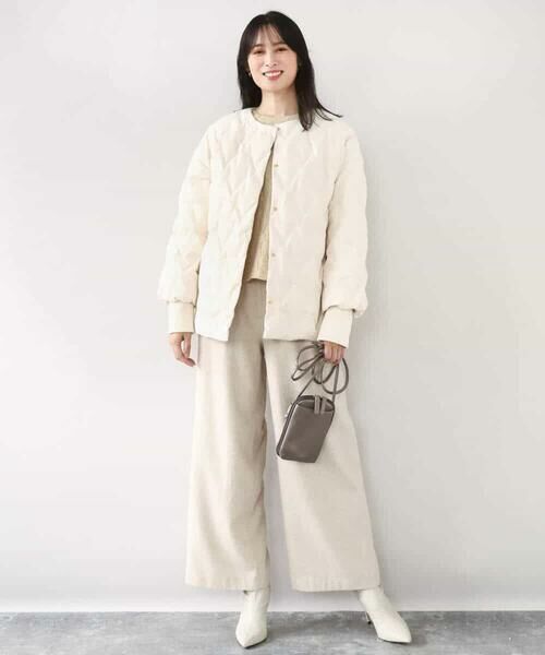 MK MICHEL KLEIN / エムケーミッシェルクラン ダウンジャケット・ベスト | ノーカラーミドル丈ダウンコート | 詳細6