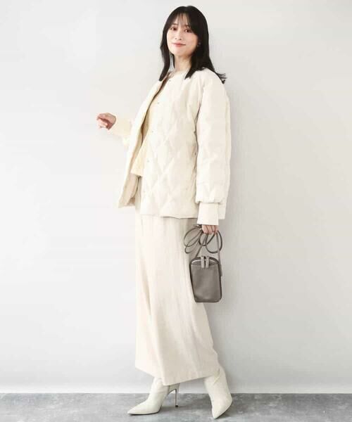 MK MICHEL KLEIN / エムケーミッシェルクラン ダウンジャケット・ベスト | ノーカラーミドル丈ダウンコート | 詳細8