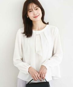 MK MICHEL KLEIN / エムケーミッシェルクラン シャツ・ブラウス | マルチwayボウタイブラウス/洗える