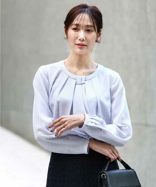 MK MICHEL KLEIN / エムケーミッシェルクラン シャツ・ブラウス | マルチwayボウタイブラウス/洗える | 詳細14