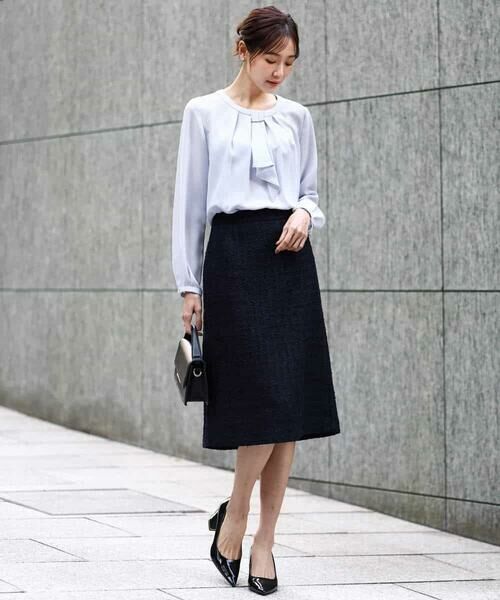 MK MICHEL KLEIN / エムケーミッシェルクラン シャツ・ブラウス | マルチwayボウタイブラウス/洗える | 詳細17