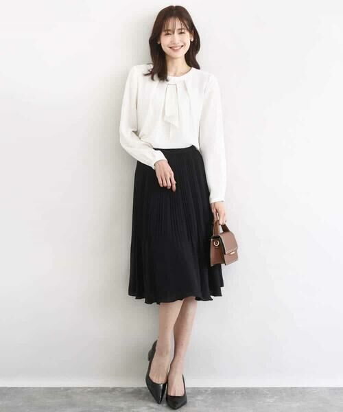 MK MICHEL KLEIN / エムケーミッシェルクラン シャツ・ブラウス | マルチwayボウタイブラウス/洗える | 詳細2