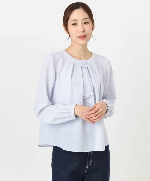 MK MICHEL KLEIN / エムケーミッシェルクラン シャツ・ブラウス | マルチwayボウタイブラウス/洗える | 詳細23