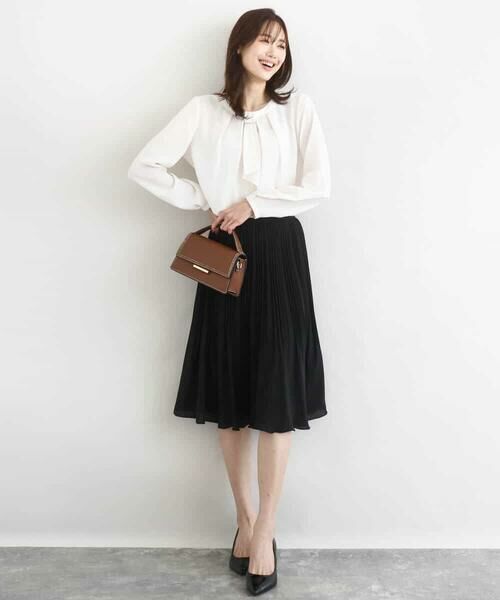 MK MICHEL KLEIN / エムケーミッシェルクラン シャツ・ブラウス | マルチwayボウタイブラウス/洗える | 詳細4