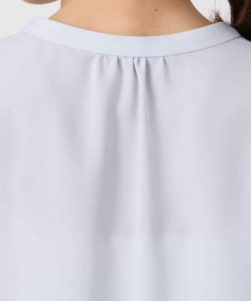 MK MICHEL KLEIN / エムケーミッシェルクラン シャツ・ブラウス | ラッフルフリルブラウス/洗える | 詳細13