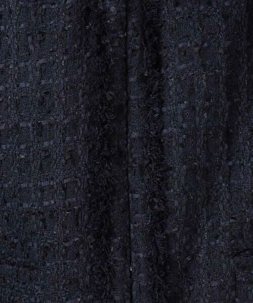 MK MICHEL KLEIN / エムケーミッシェルクラン ノーカラージャケット | ノーカラーファンシーツイードジャケット/セットアップ対応/洗える | 詳細17