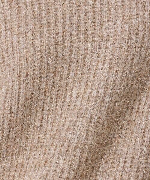 MK MICHEL KLEIN / エムケーミッシェルクラン ニット・セーター | ミニフリルデザインキラキラニット/洗える | 詳細15