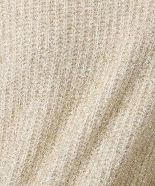 MK MICHEL KLEIN / エムケーミッシェルクラン ニット・セーター | ミニフリルデザインキラキラニット/洗える | 詳細18