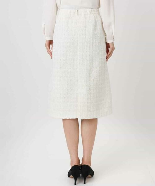 MK MICHEL KLEIN / エムケーミッシェルクラン ミニ・ひざ丈スカート | ファンシーツイードスカート/セットアップ対応/洗える | 詳細18