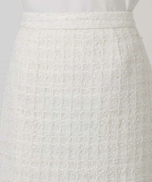 MK MICHEL KLEIN / エムケーミッシェルクラン ミニ・ひざ丈スカート | ファンシーツイードスカート/セットアップ対応/洗える | 詳細19