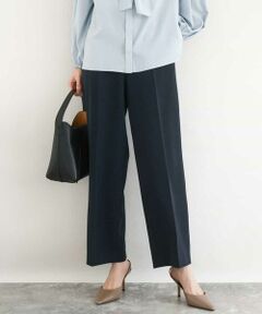 MK MICHEL KLEIN / エムケーミッシェルクラン チノ・ワークパンツ | ダブルクロス セミワイドパンツ/セットアップ対応/洗える