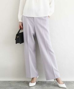 MK MICHEL KLEIN / エムケーミッシェルクラン チノ・ワークパンツ | ダブルクロス セミワイドパンツ/セットアップ対応/洗える