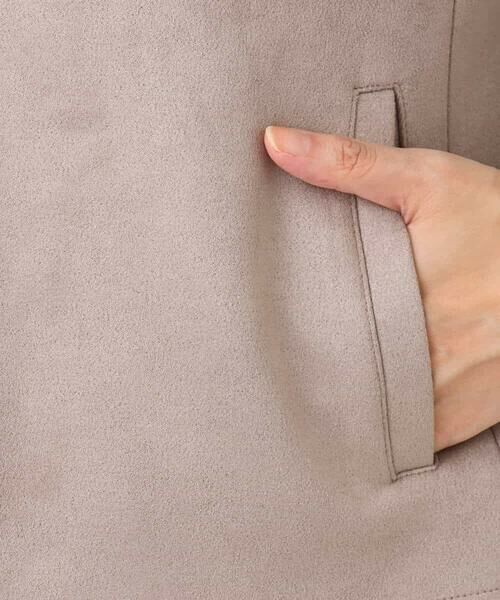 MK MICHEL KLEIN / エムケーミッシェルクラン その他アウター | フェイクスウェードショートブルゾン/洗える | 詳細16