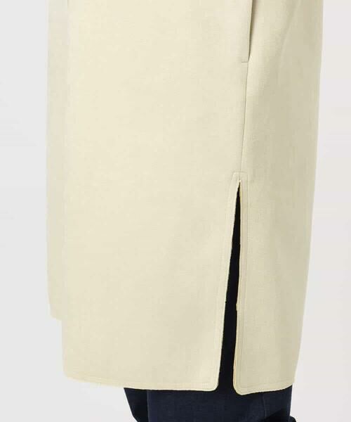 MK MICHEL KLEIN / エムケーミッシェルクラン その他アウター | フェイクスウェードノーカラーコート/洗える | 詳細2