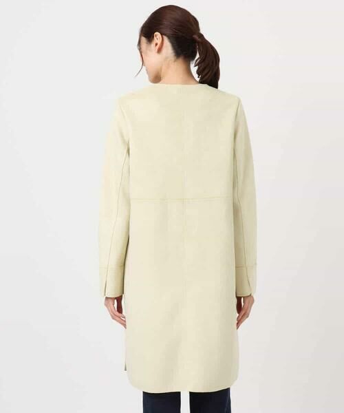 MK MICHEL KLEIN / エムケーミッシェルクラン その他アウター | フェイクスウェードノーカラーコート/洗える | 詳細23