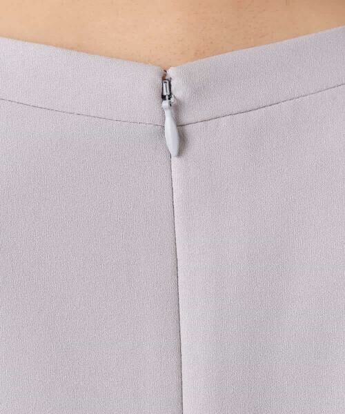 MK MICHEL KLEIN / エムケーミッシェルクラン ロング・マキシ丈ワンピース | サテンジョーゼット プリーツワンピース/洗える | 詳細21