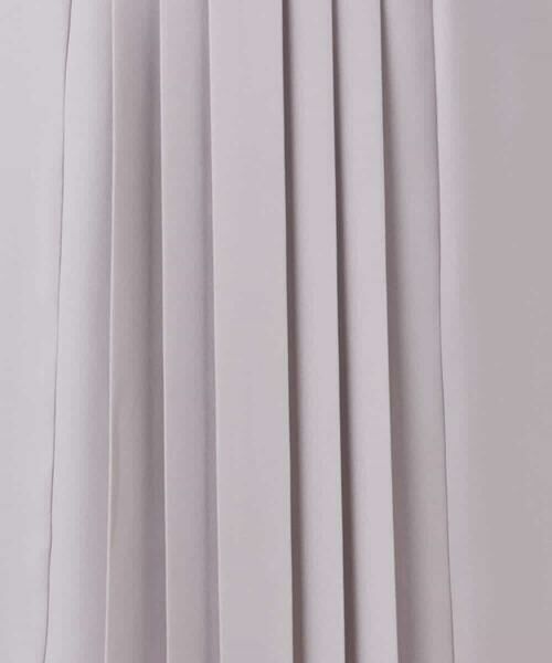 MK MICHEL KLEIN / エムケーミッシェルクラン ロング・マキシ丈ワンピース | サテンジョーゼット プリーツワンピース/洗える | 詳細26