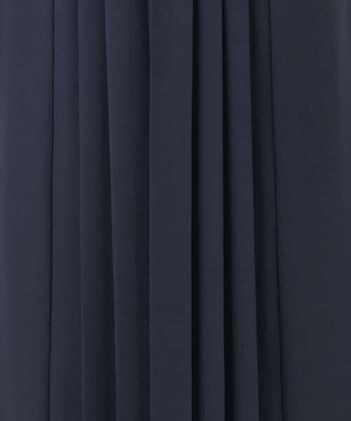 MK MICHEL KLEIN / エムケーミッシェルクラン ロング・マキシ丈ワンピース | サテンジョーゼット プリーツワンピース/洗える | 詳細30