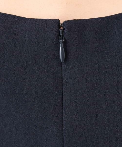 MK MICHEL KLEIN / エムケーミッシェルクラン ロング・マキシ丈ワンピース | サテンジョーゼット サイドベルトワンピース/洗える | 詳細13