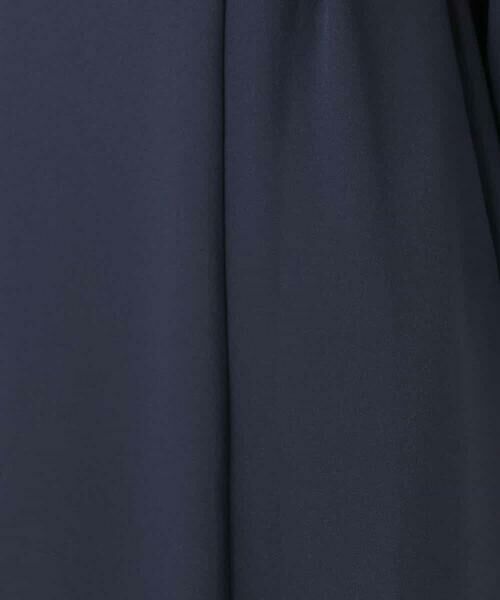 MK MICHEL KLEIN / エムケーミッシェルクラン ロング・マキシ丈ワンピース | サテンジョーゼット サイドベルトワンピース/洗える | 詳細18