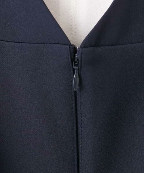 MK MICHEL KLEIN / エムケーミッシェルクラン ロング・マキシ丈ワンピース | バックフリルデザイン ジャンパースカート/洗える | 詳細10