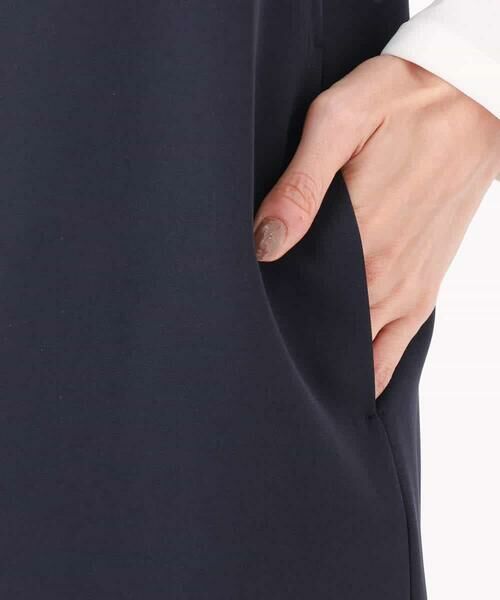 MK MICHEL KLEIN / エムケーミッシェルクラン ロング・マキシ丈ワンピース | バックフリルデザイン ジャンパースカート/洗える | 詳細12