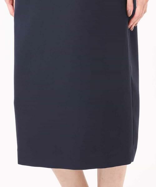 MK MICHEL KLEIN / エムケーミッシェルクラン ロング・マキシ丈ワンピース | バックフリルデザイン ジャンパースカート/洗える | 詳細13