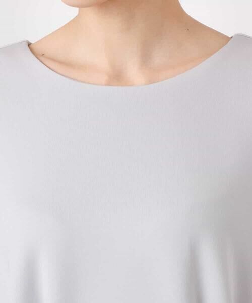 MK MICHEL KLEIN / エムケーミッシェルクラン ロング・マキシ丈ワンピース | スムースダンボール タックワンピース/洗える | 詳細19