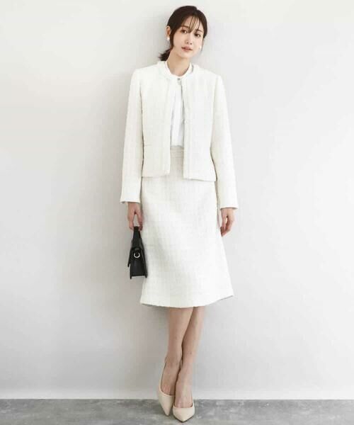 MK MICHEL KLEIN / エムケーミッシェルクラン シャツ・ブラウス | ボウ付きバンドカラーブラウス/洗える | 詳細19