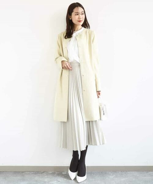 MK MICHEL KLEIN / エムケーミッシェルクラン シャツ・ブラウス | ボウ付きバンドカラーブラウス/洗える | 詳細26