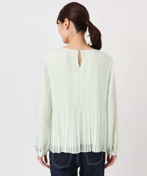 MK MICHEL KLEIN / エムケーミッシェルクラン シャツ・ブラウス | プリーツデザインブラウス/洗える | 詳細17