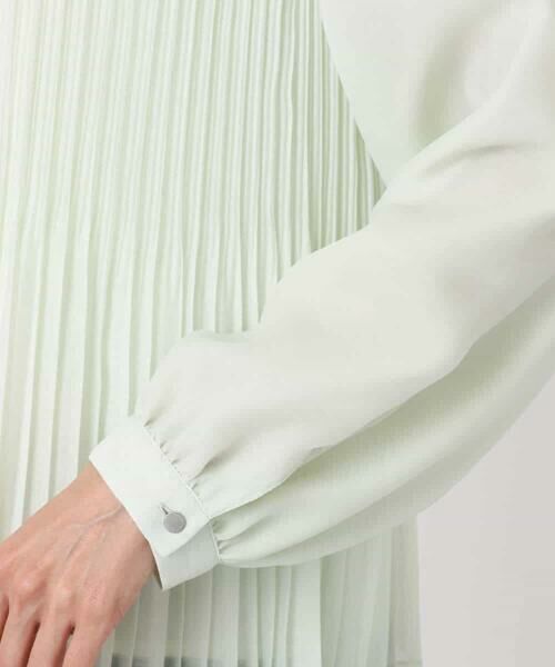 MK MICHEL KLEIN / エムケーミッシェルクラン シャツ・ブラウス | プリーツデザインブラウス/洗える | 詳細20