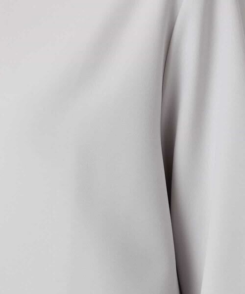 MK MICHEL KLEIN / エムケーミッシェルクラン ノーカラージャケット | ダブルクロス テントラインノーカラージャケット/セットアップ対応/防シワ/ストレッチ/洗える | 詳細16