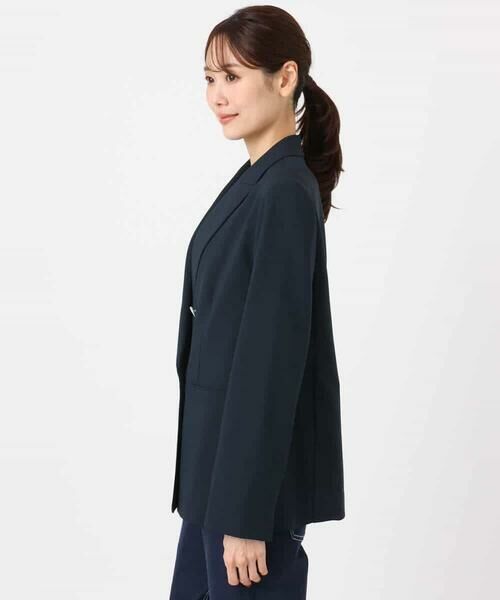 MK MICHEL KLEIN / エムケーミッシェルクラン テーラードジャケット | ダブルブレストジャケット/洗える | 詳細17