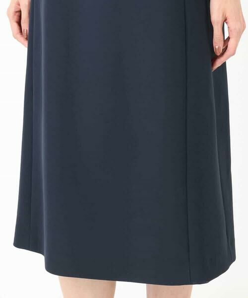 MK MICHEL KLEIN / エムケーミッシェルクラン ロング・マキシ丈ワンピース | レース衿付きサックワンピース/防シワ/洗える | 詳細21