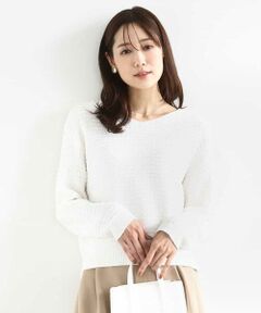 MK MICHEL KLEIN / エムケーミッシェルクラン ニット・セーター | ツィーディーVネックニット/洗える