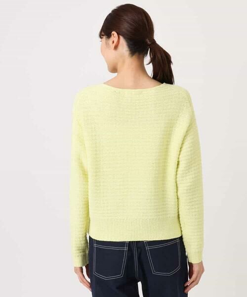 MK MICHEL KLEIN / エムケーミッシェルクラン ニット・セーター | ツィーディーVネックニット/洗える | 詳細14