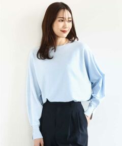 MK MICHEL KLEIN / エムケーミッシェルクラン ニット・セーター | ドルマンスリーブニット/洗える