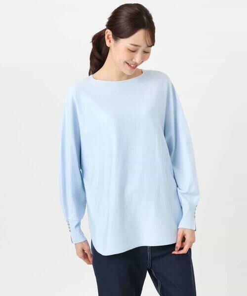 MK MICHEL KLEIN / エムケーミッシェルクラン ニット・セーター | ドルマンスリーブニット/洗える | 詳細10