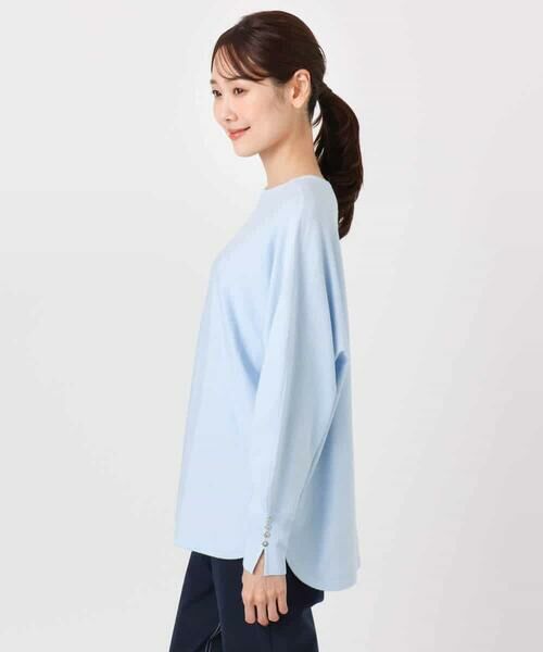 MK MICHEL KLEIN / エムケーミッシェルクラン ニット・セーター | ドルマンスリーブニット/洗える | 詳細11