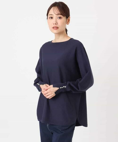 MK MICHEL KLEIN / エムケーミッシェルクラン ニット・セーター | ドルマンスリーブニット/洗える | 詳細23